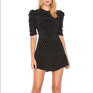 De La Vali Bambi Mini polka dot dress